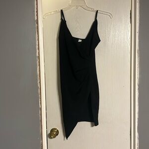 Black mini dress
